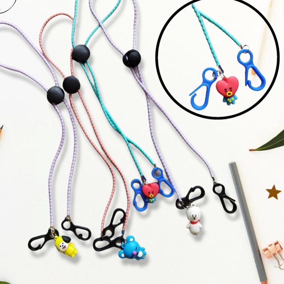 Tali Masker Karakter/ Kalung Masker Hijab / Cantolan Masker Strap