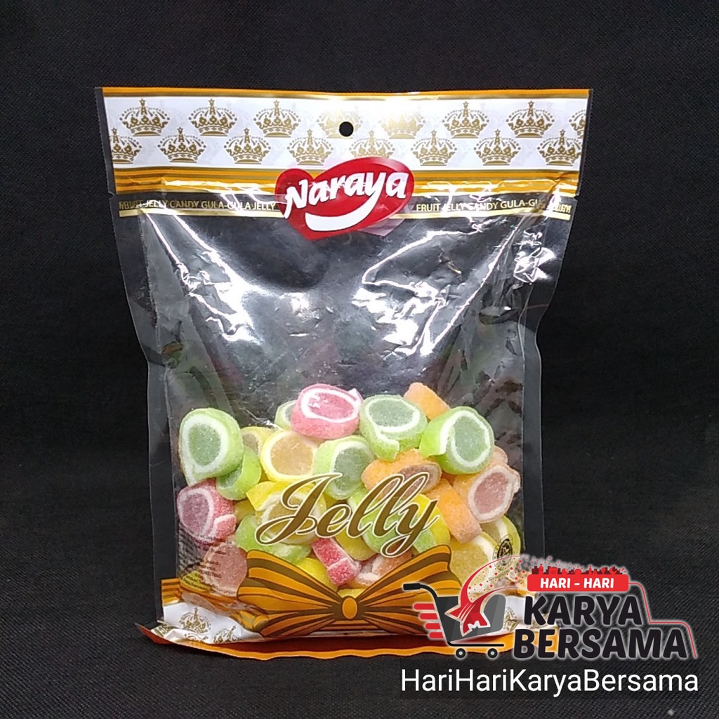 

PERMEN LUNAK NARAYA FRUIT JELLY CANDY MINI O-POP 400GR
