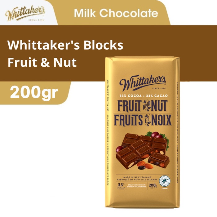 

WHITTAKERS Blocks Fruit & Nut 200 gr