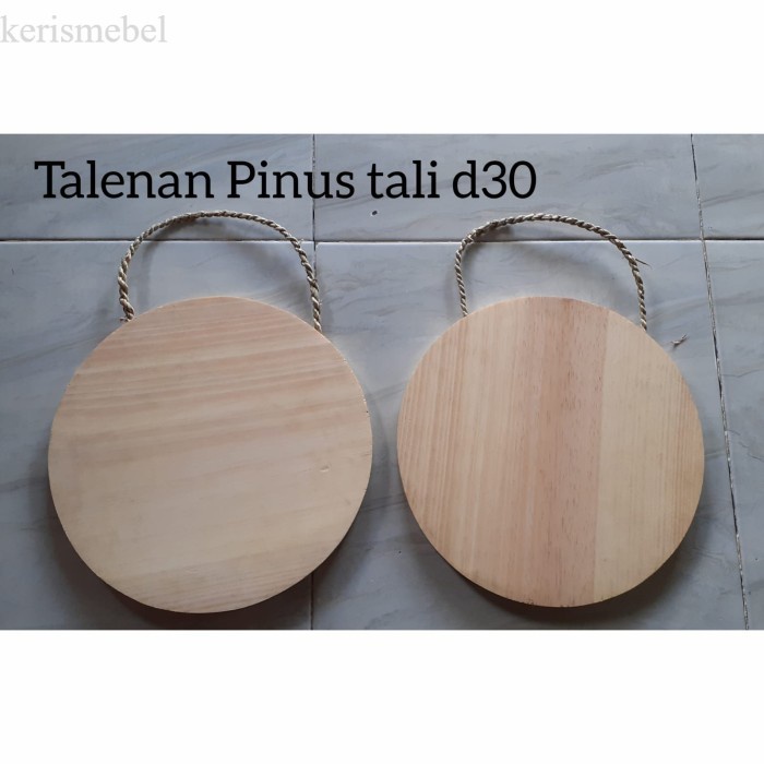 Talenan Bulat Tali D30 cm/Talenan Lukis /Talenan Tali D30 murah