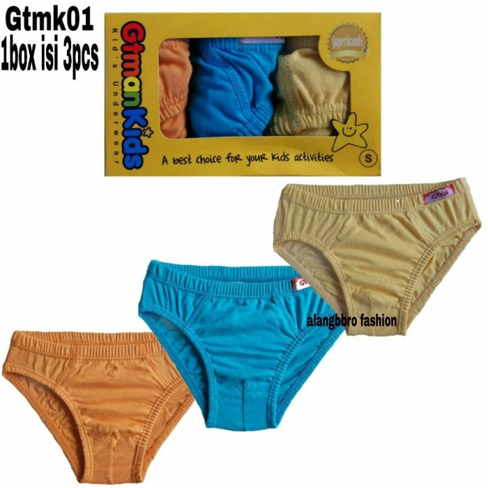 CELANA DALAM ANAK LAKI LAKI / CELANA DALAM ANAK / GTMANKID / GT MAN - 9-10 tahun