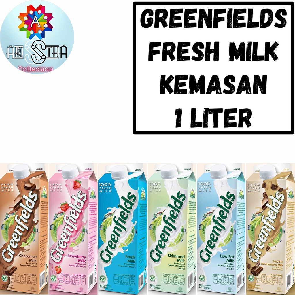 

GreenFields Fresh Milk Kemasan 1 Liter 1000 ML