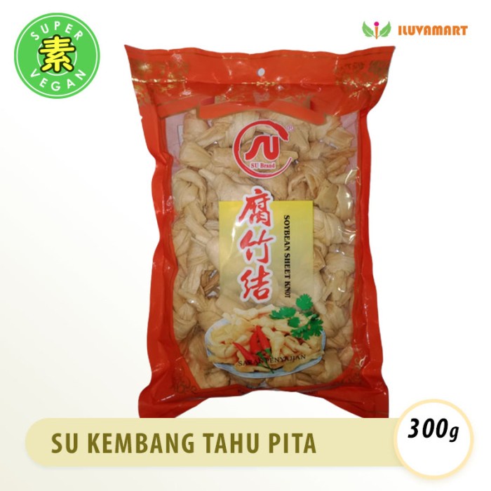 

[SUKSES] SU SOYBEAN SHEET Knot 300gr Kembang Tahu Pita tauki ikat kering Soy