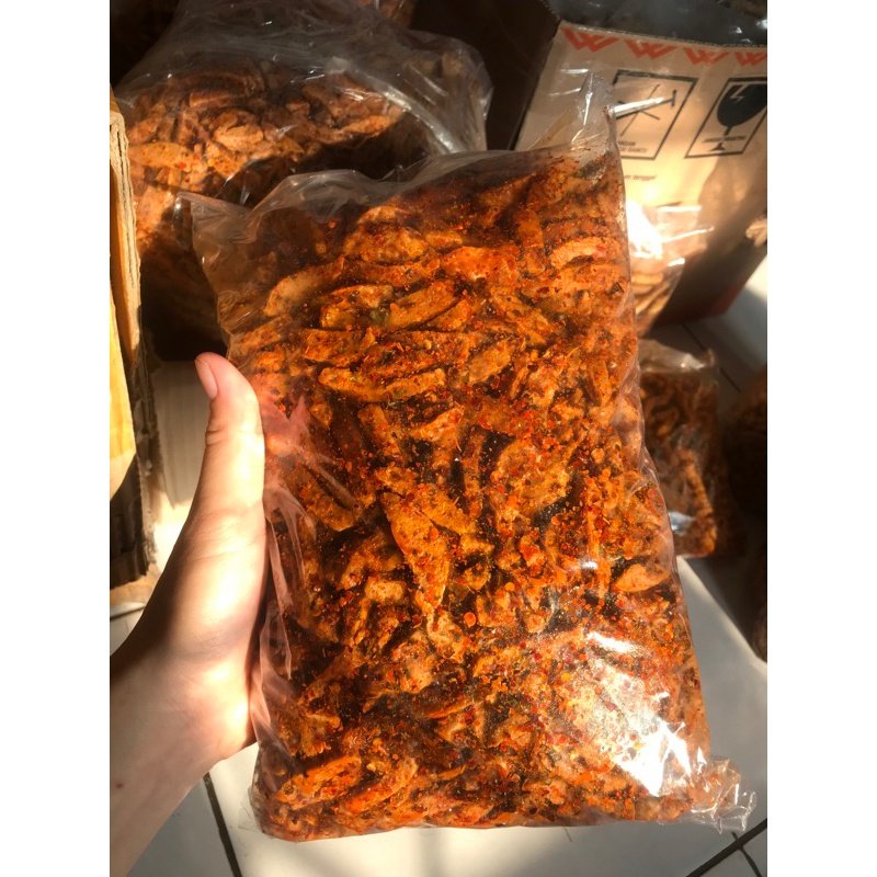 

Basreng Stik Daun Jeruk Pedas Original 250gr Keripik Basreng Original Keripik Basreng Ori Rempah Pedas