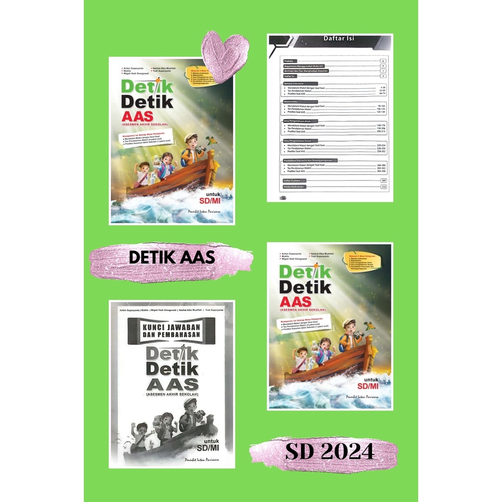 Buku Detik Detik AAS SD 2023/2024 Intan Pariwara