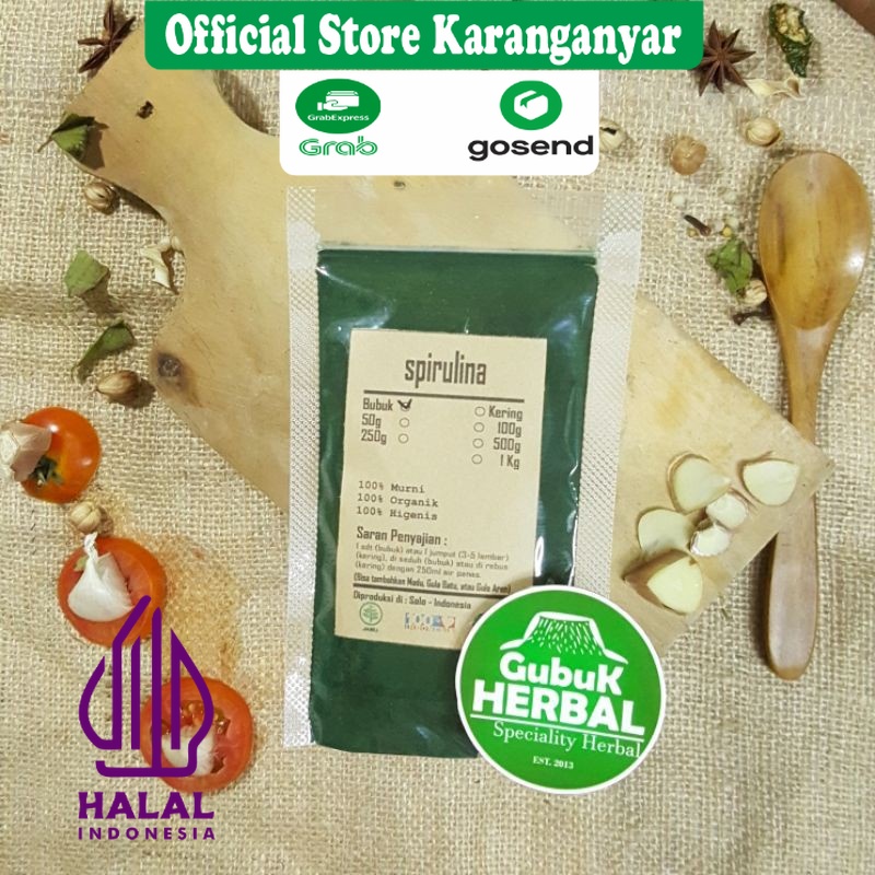 

SPIRULINA BUBUK 100 GRAM / Arthrospira Platensis / BUBUK HALUS / MURNI TANPA CAMPURAN