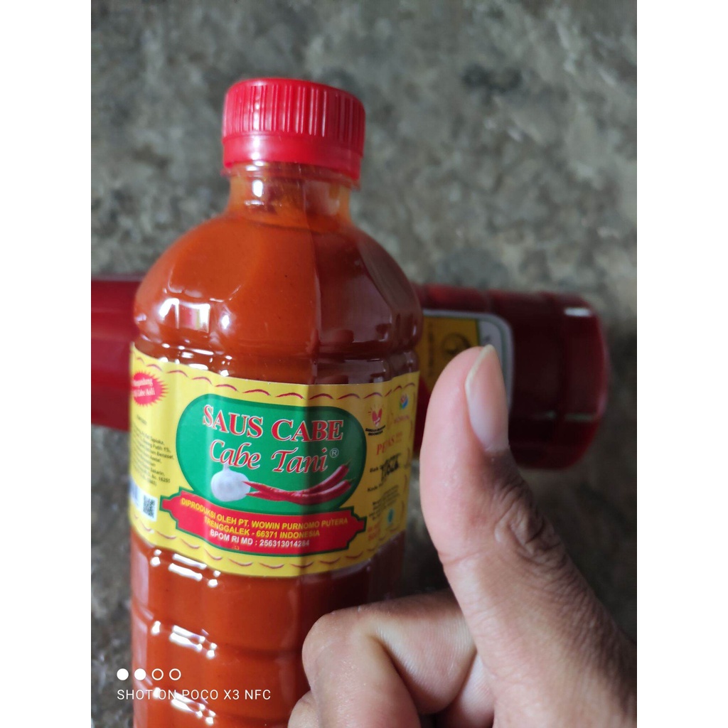 

Saus pedas cabe tani 500ml