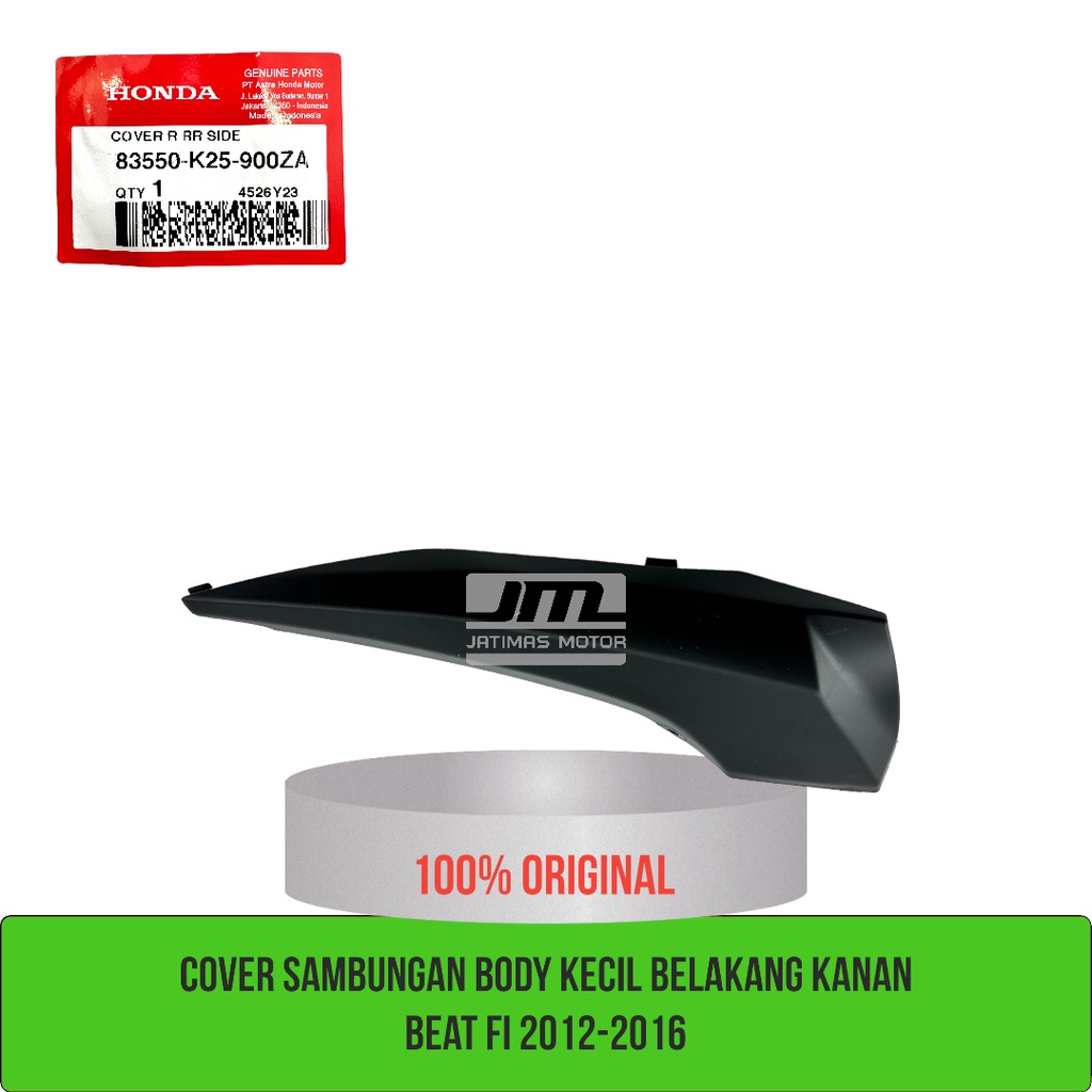 Cover sambungan body kecil kanan kiri beat fi 2012-2016 83550-K25-900ZA 83650-K25-900ZA