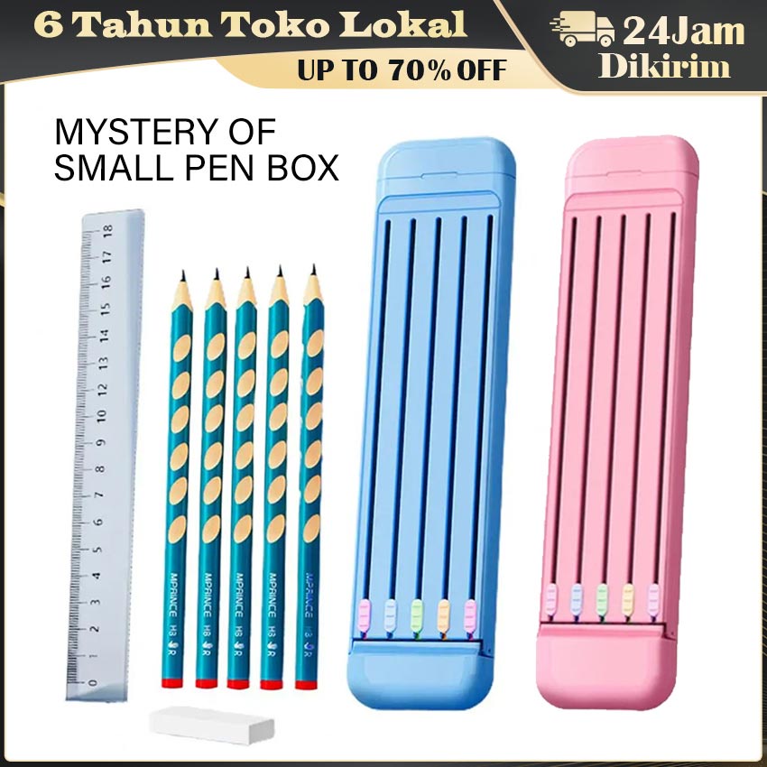 

Pensil Set Kotak (isi 8 pcs) /Alat Tulis Set Lucu