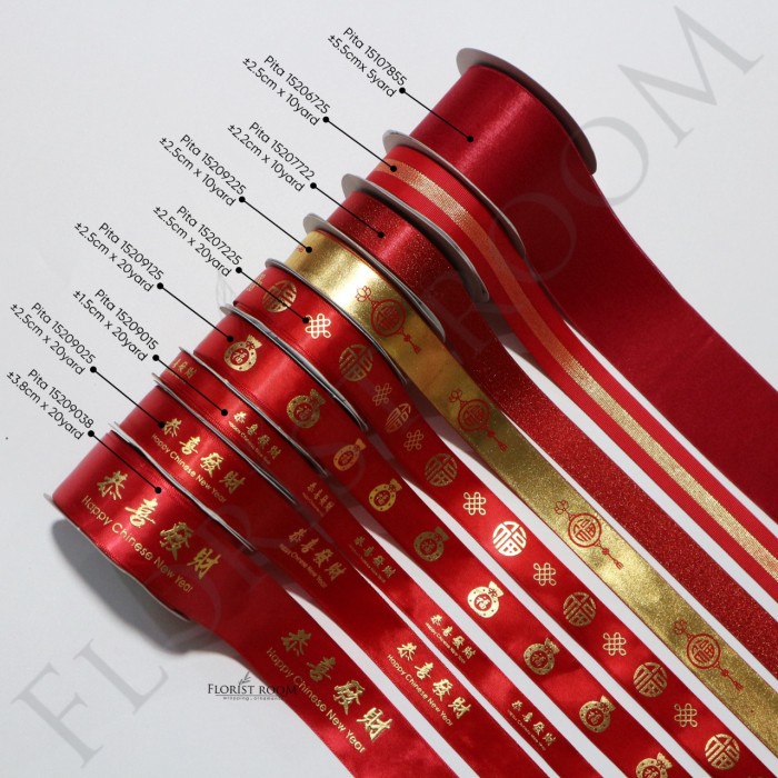 

TERLARIS_[MurMer] Pita Imlek - Chinese New Year Ribbon - Hampers - 15207722