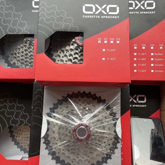 Sprocket slop cassette OXO 8 speed 11-42T