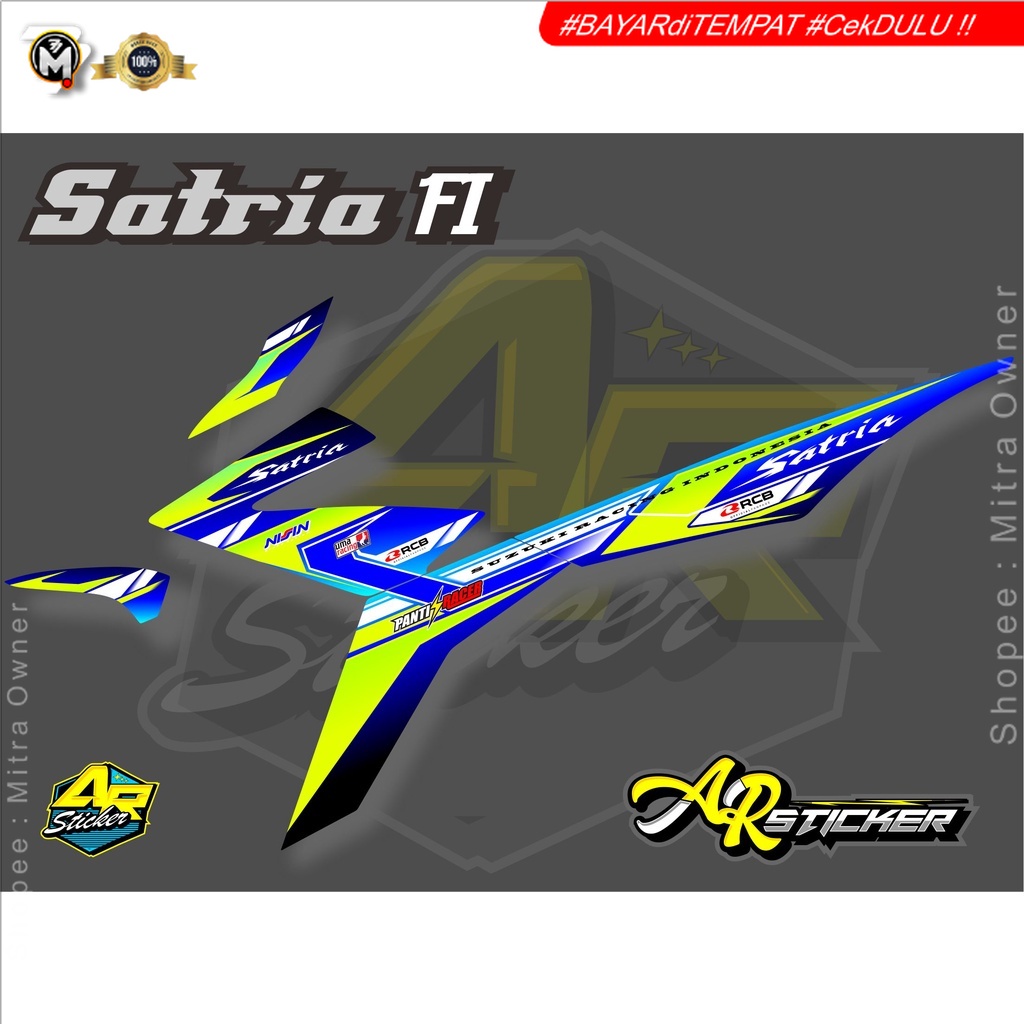 Striping Satria fu injeksi / Stiker Satria FU FI / Striping Satria FU fi / Striping satria fu kode C