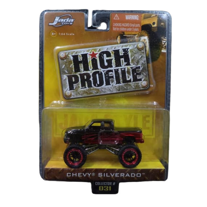 Jada High Profile Chevy Silverado 031 Black Red