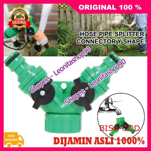 BELI 1 GRATIS 1 Konektor Kran 2 Cabang Multifungsi Sambungan Keran Air 2 Cabang Konektor Keran Air M