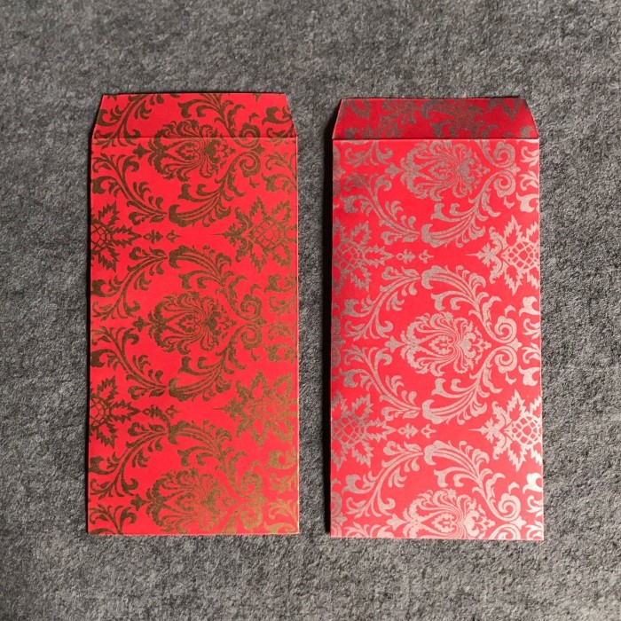 

Amplop merah batik isi 10 / angpau merah batik isi 10 - Silver