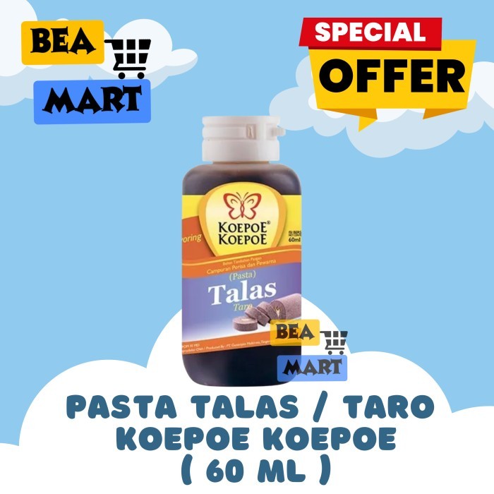 

Pasta TALAS Koepoe Koepoe 60 ml | Perasa Perisa Makanan Kupu Kupu Taro 60ml