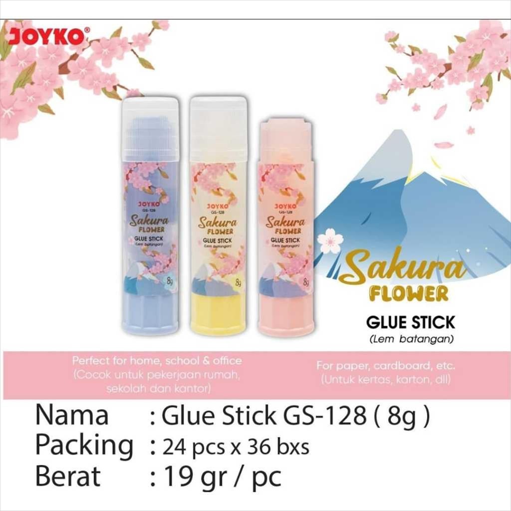 

Glue Stick GS-128 joyko 8gram (1 Pcs)