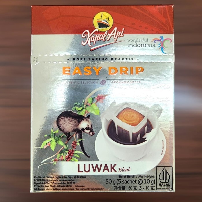 

READY STOCK!!! Kapal Api easy drip luwak box 5 sachet