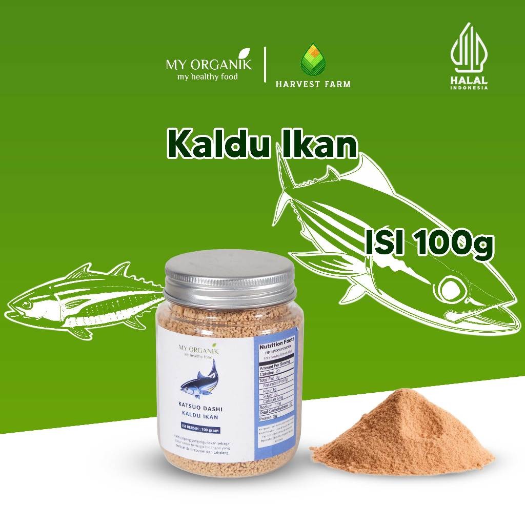 

My Organik Bumbu Kaldu MPASI NON MSG kaldu bubuk ikan katsuo dashi 100g