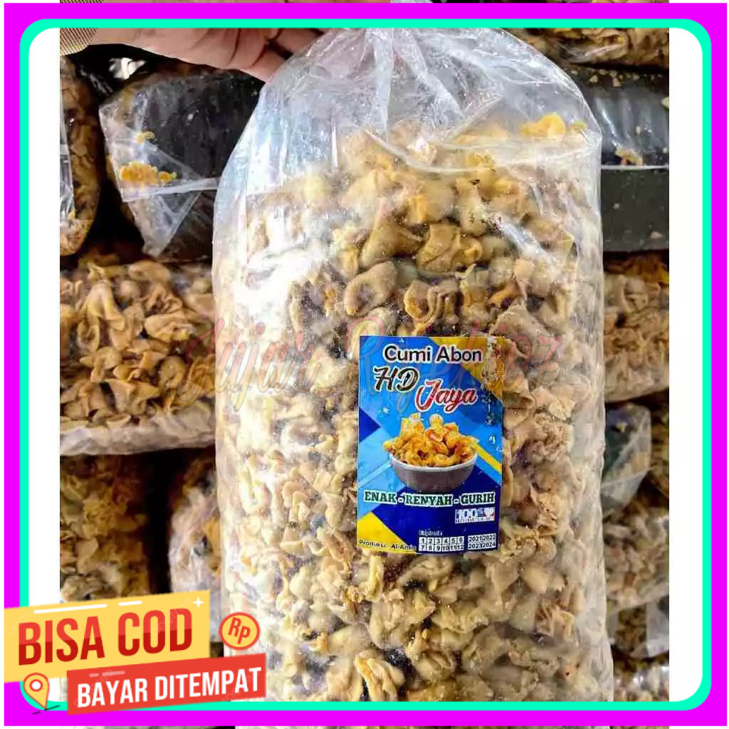 

pangsit abon cumi 1 kg