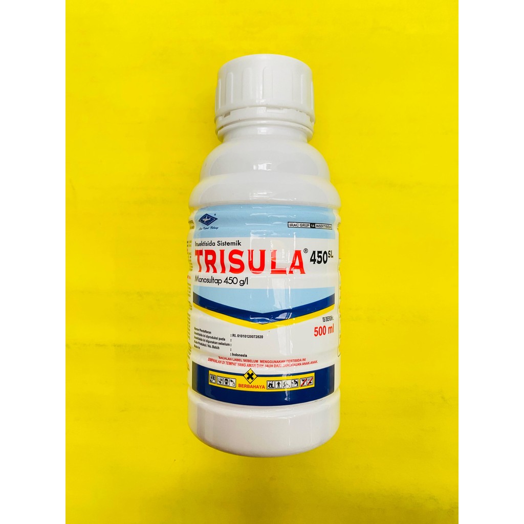 Insektisida sistemik mengendali hama thrips Trisula 450sl dari kapal terbang