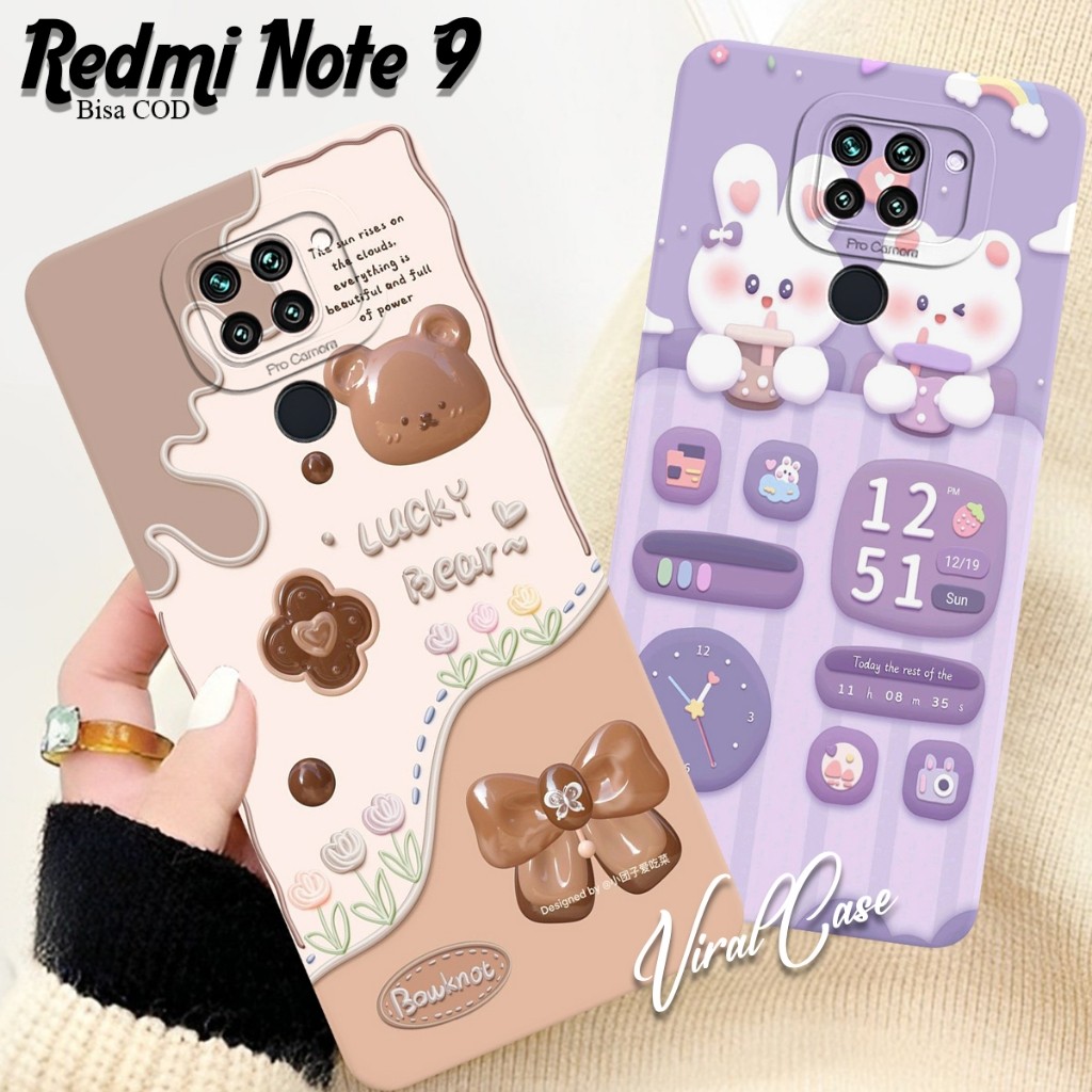 Softcase Redmi Note 9 / Redmi Note 9 Pro / Redmi Note 8 / Redmi Note 8 Pro Motif Karakter Aesthetic 