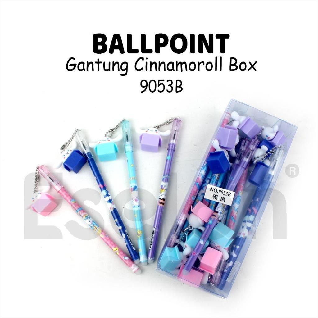

12pcs Pulpen Gantung Boneka BOX 9053 / 1 pak Pulpen Gantung