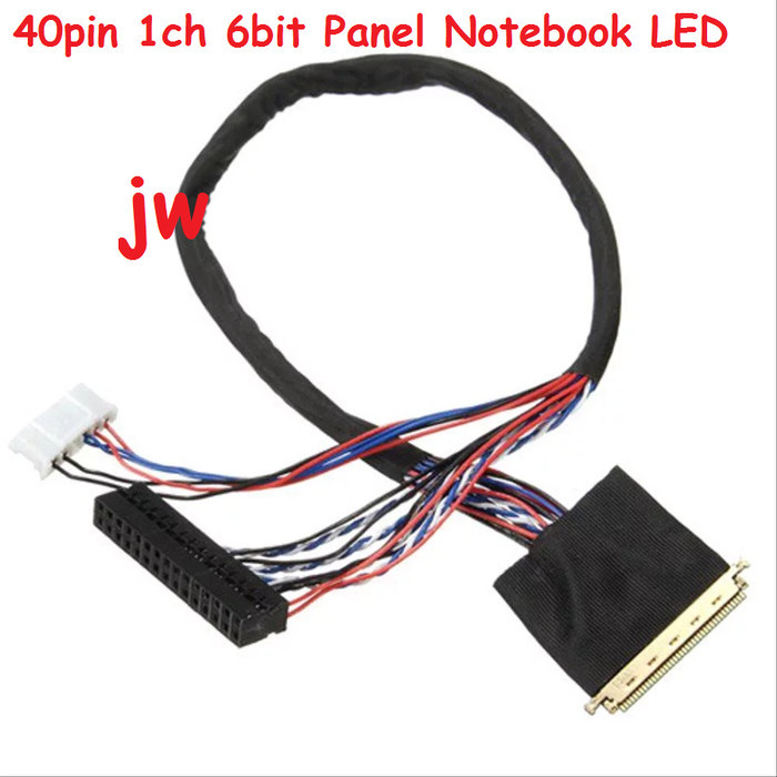 Kabel LVDS 40 40  I-PEX 1ch 2ch 6bit Notebook LED Universal - 1 Channel 6 bit
