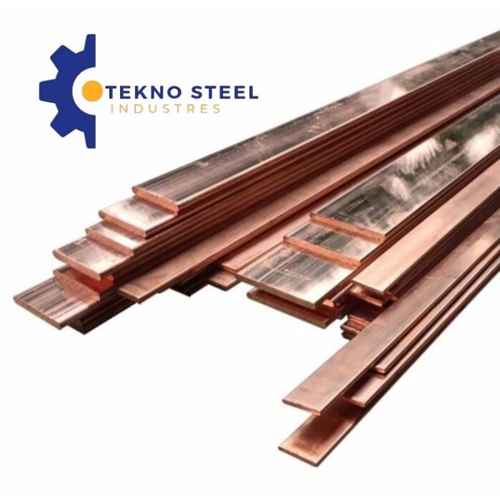 plat tembaga asli 3mm x 15mm x 100mm plat strip busbar tembaga import muni tembaga batangan