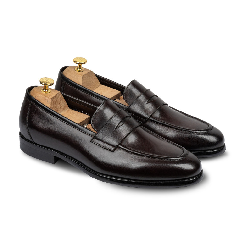 Conrad Penny Coffee - Nappa Milano - Sepatu Formal Pria