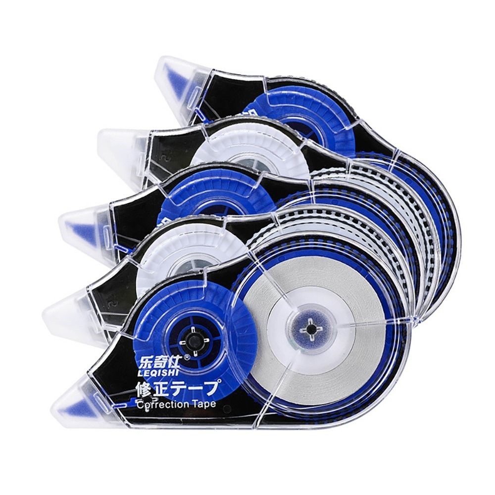 

5Pcs 150M Correction Tape Roller 30mx5mm White Sticker Tape Student Simple Error Eraser Tape School Office Supplies Stationery