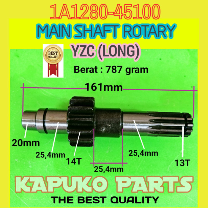 YZC AS ROTARY (LONG) TRAKTOR TANGAN YANMAR COD