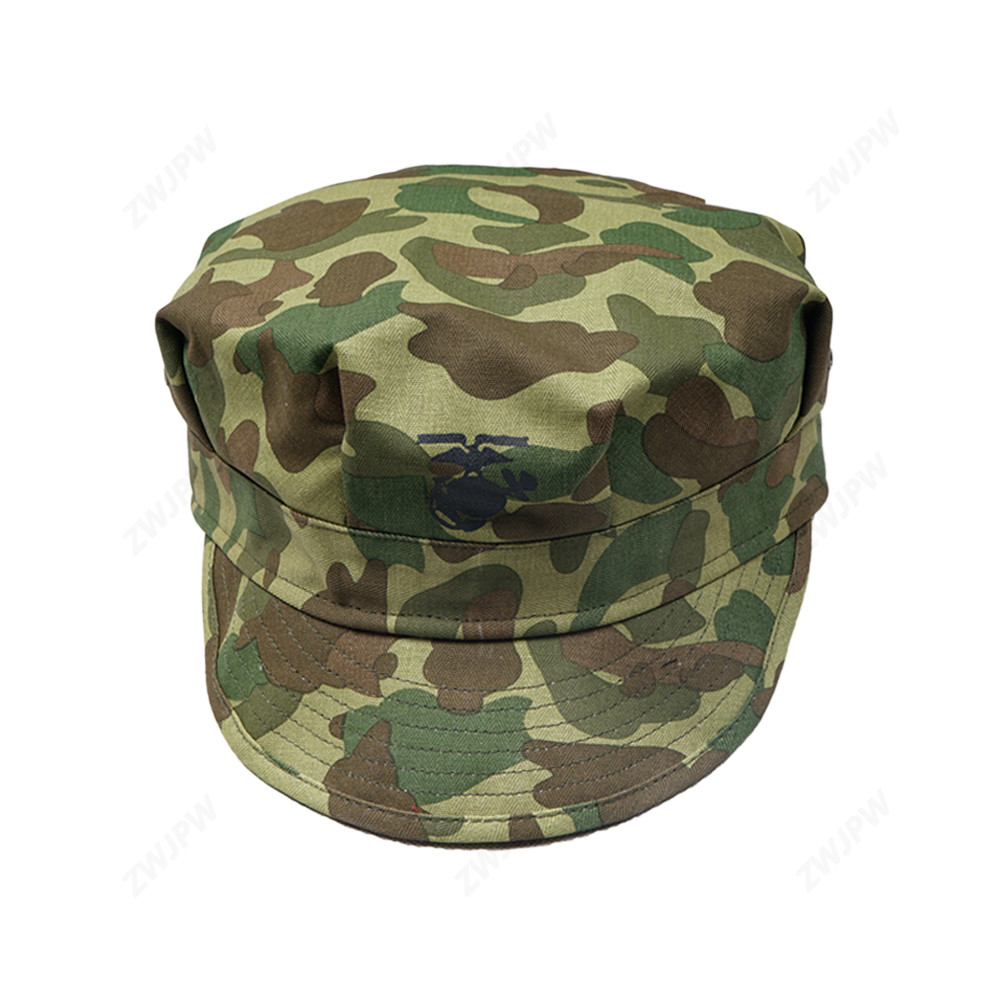 WW2 US ELITE ARMY PACIFIC CAMOUFLAGE OCTAGONAL FIELD CAP HAT US/401103