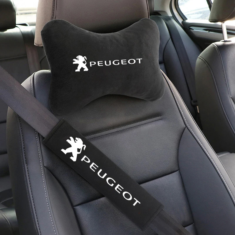 

Car Seat Head Neck Rest Cushion Headrest Pillow Pad For Peugeot 408 4008 308 3008 Rifter 5008 508 2008 208 301 RCZ 407 Accessory