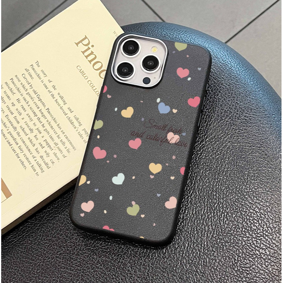 Heart Orange Protective Casing For ITEL A60 A70 P40/P55 S23 4G Plus Textured Soft Case