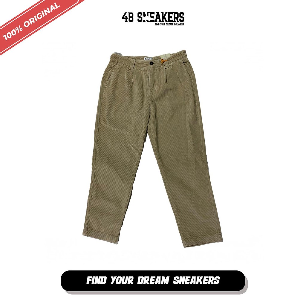 Celana Pria Timber land Corduroy Beige/Cream (TB0A2446-269) Original