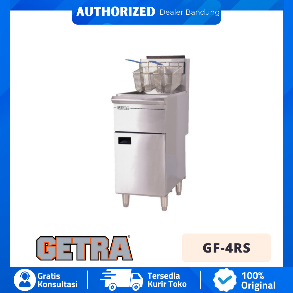 Getra GF-4RS Gas Deep Fryer Free Standing With Thermostat