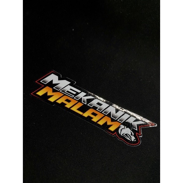 STIKER STICKER MEKANIK MALAM