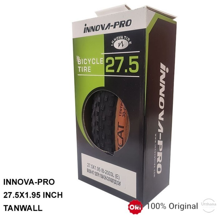 INNOVA PRO Ban Luar 27.5x1.95 inch Tanwall Sepeda MTB Gunung 120TPI Fold Lipat Kevlar