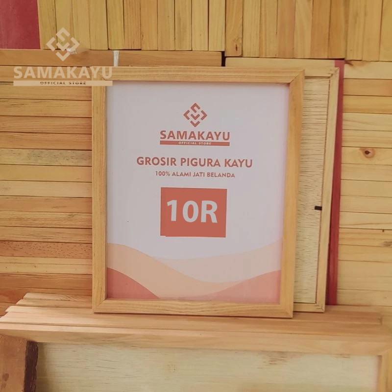 Bingkai Kayu 10R 25 x 30,48 cm / Frame Kayu Pigura Kayu Pinus