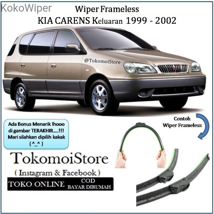 Kokowiper Soft Wiper KIA Carens 1999 2000 2001 2002