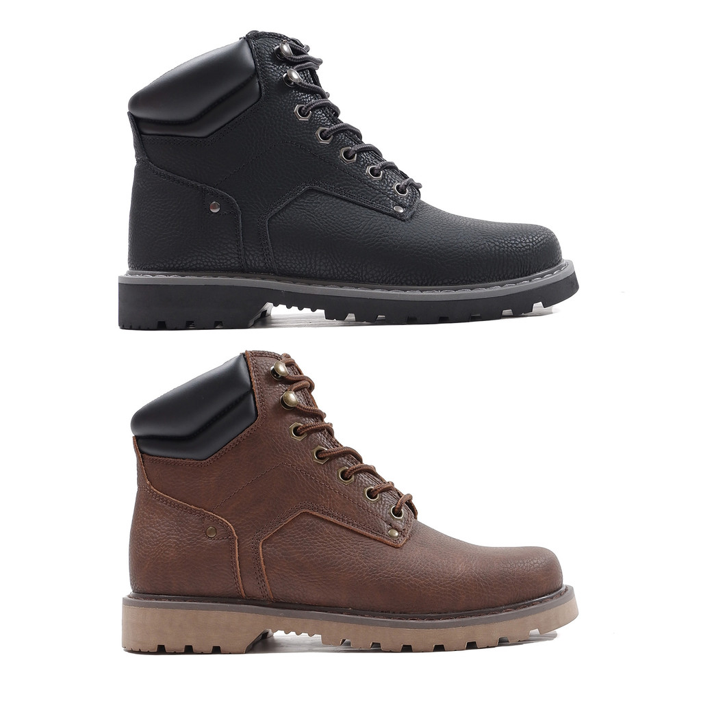 Watchout Sepatu Pria Leather Boots - WC1001804