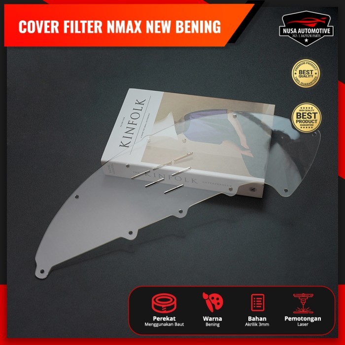 COVER FILTER UDARA NMAX NEW/OLD VARIASI MOTOR TUTUP FILTER UDARA NMAX - NMAX OLD