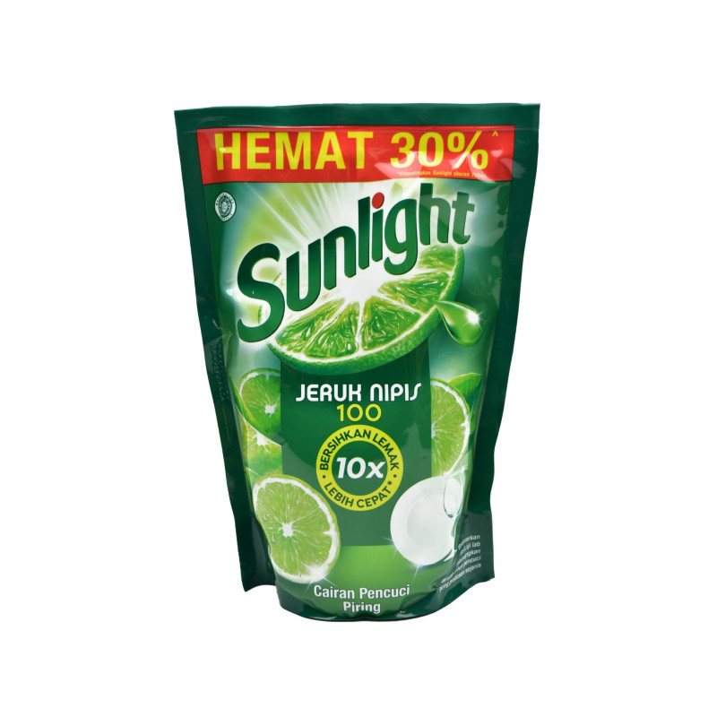 Sunlight Hijau dan Sunlight Pink 200 ML sachet