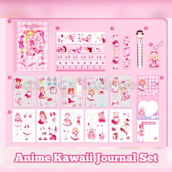 

Journal Set dan Electric Stationary Set - Fox Box Indonesia - Journal Peach