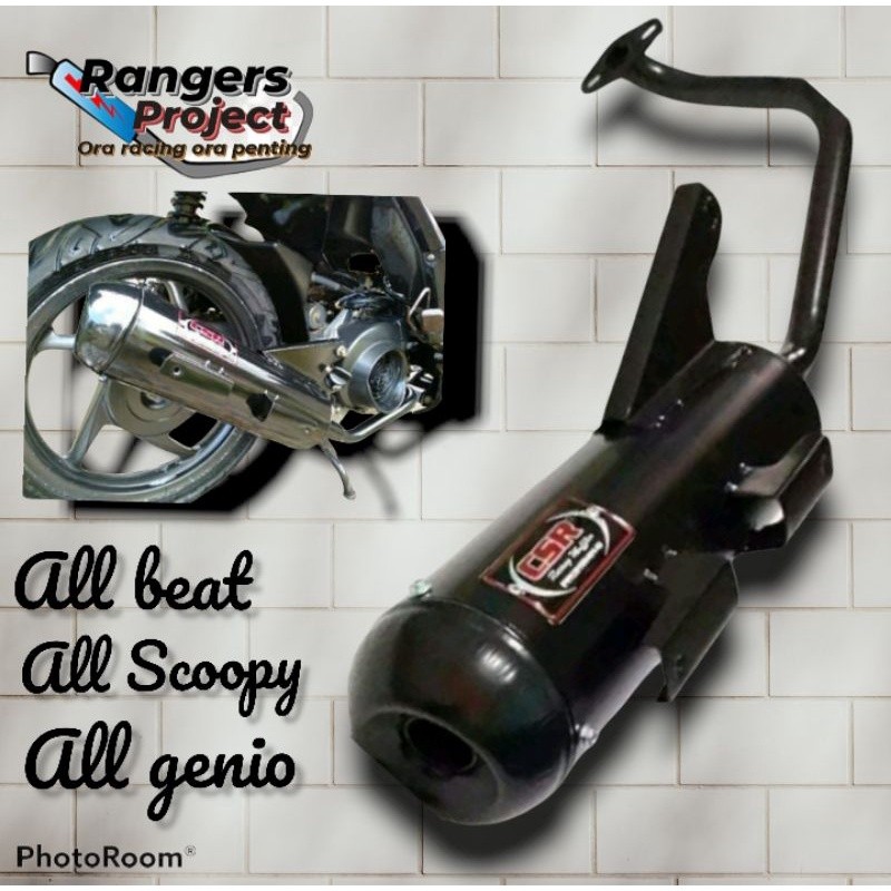 Knalpot Racing CSR Beat Scoopy Genio Old New