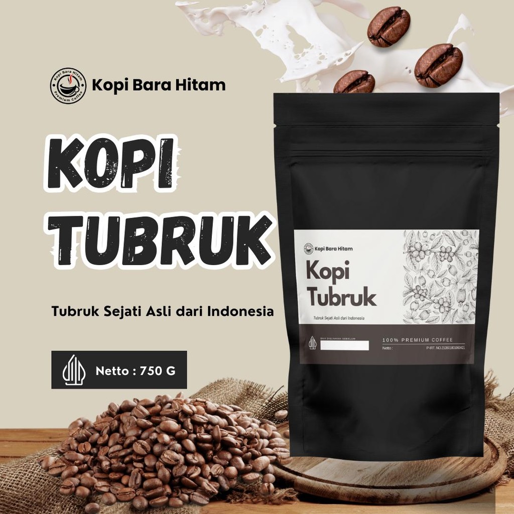 

Kopi Bubuk Tubruk Bara Hitam 750 Gram - Kopi bubuk Tubruk - Kopi Tubruk - Kulitas Premium Isi 750 Gram Grade Premium