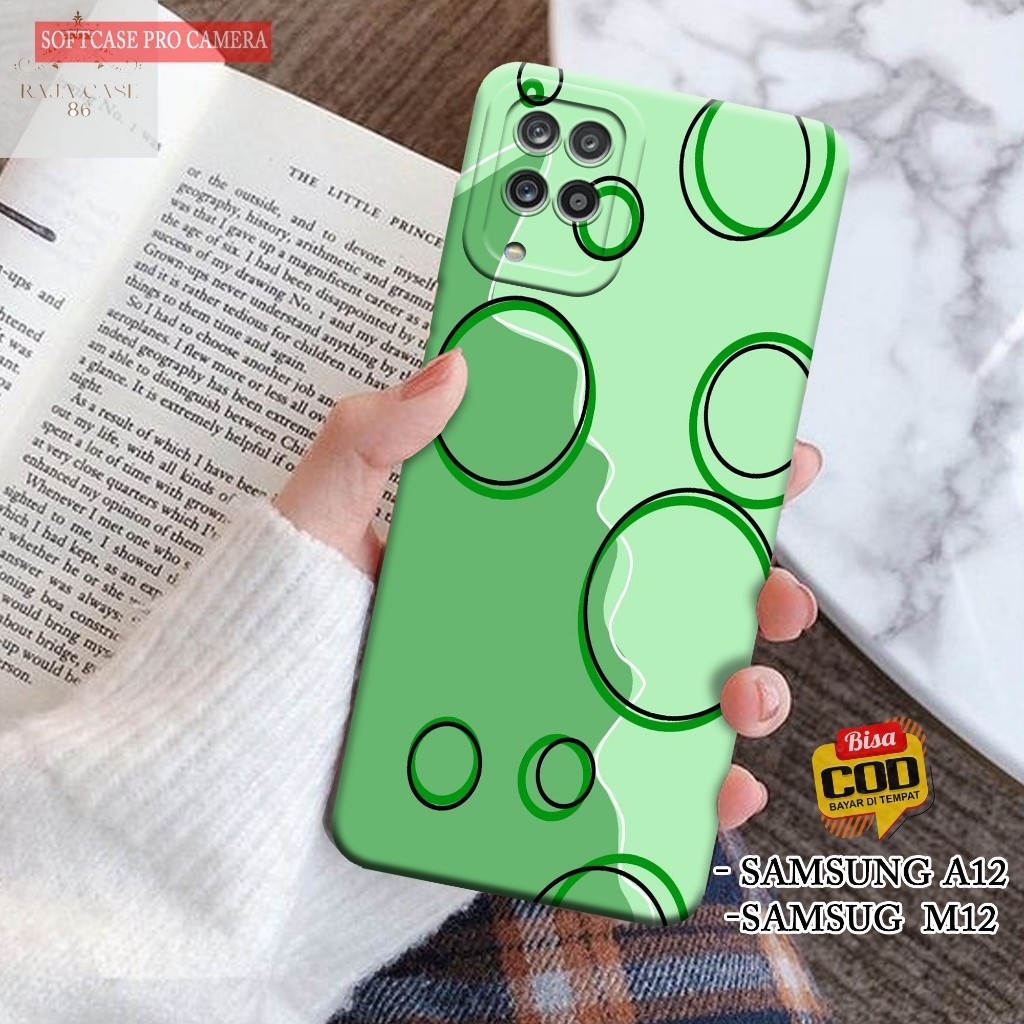 Case Samsung Galaxy A12 / Samsung M12 - Rajacase - Casing Hp Samsung A12 / M12 - Motif case Cartoon 