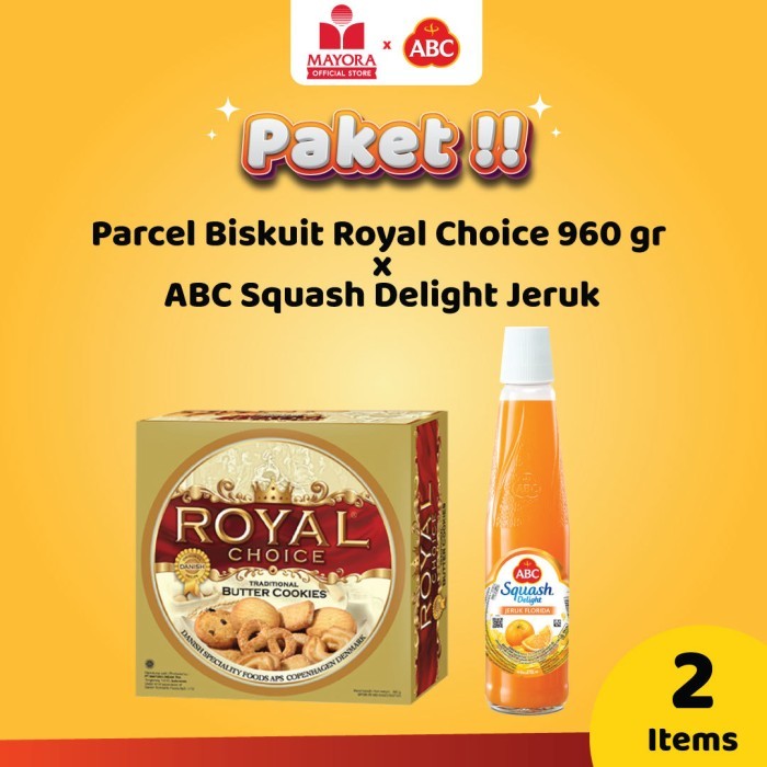 

Parcel Biskuit Royal Choice 960 gr x ABC Squash Delight Jeruk