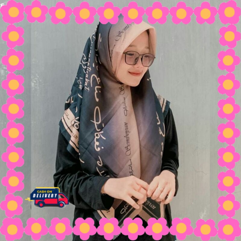 HIJAB WANITA MUDA CASUAL Pashmina Girly Syar i JUMBO / (Redy) JILBAB SEMBOYAN SANTRI YAHABIBAL QOLBI
